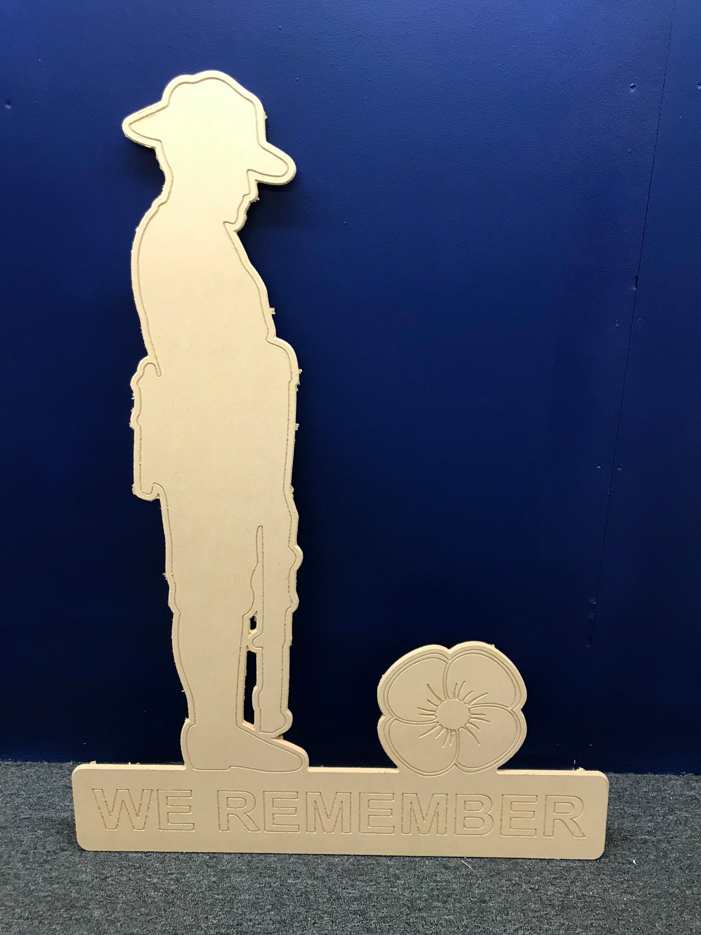 We remember ANZAC cut out