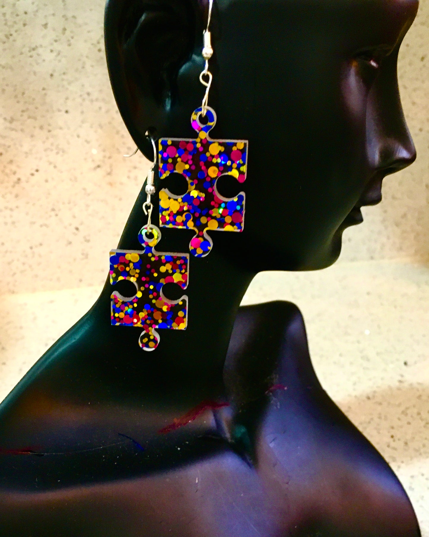 Holographic Glitter Jigsaw Piece