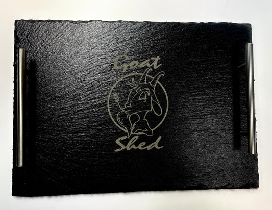 Laser Engraved Slate Serving Tray