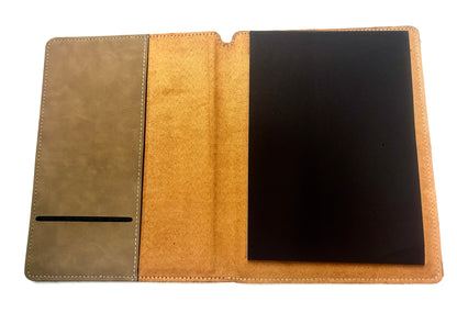 Laser Etched Leatherette Note Book