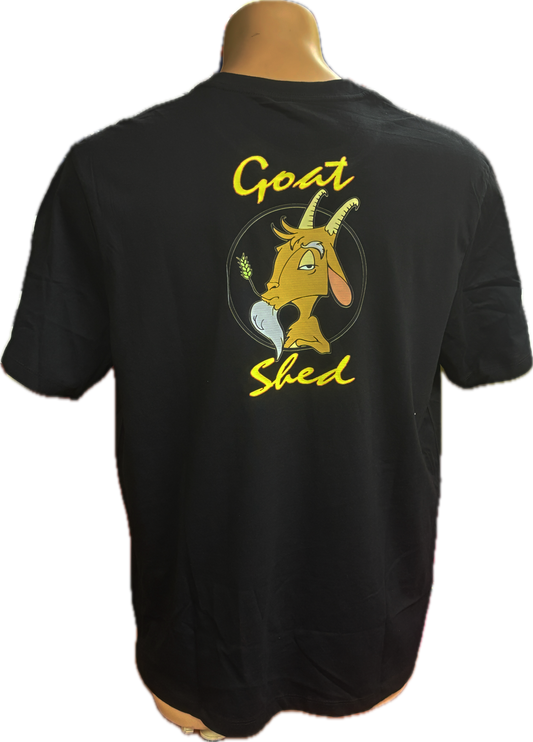 Goat Shed Cotton Blend Tee Shirt Dark